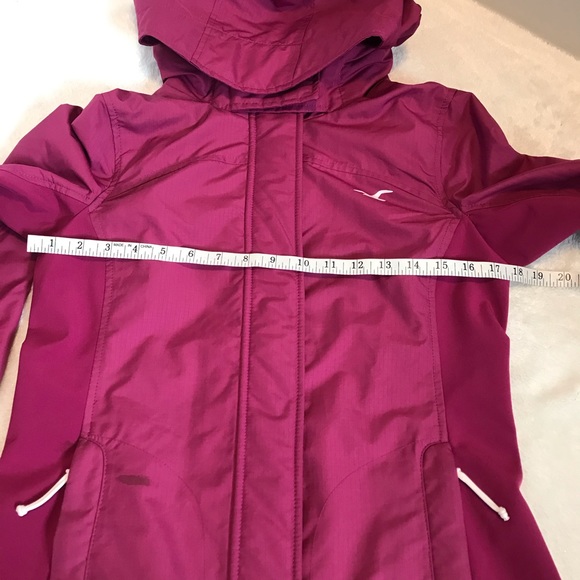 Hollister California All Weather Jacket (hot) pink size Medium - Picture 7 of 12